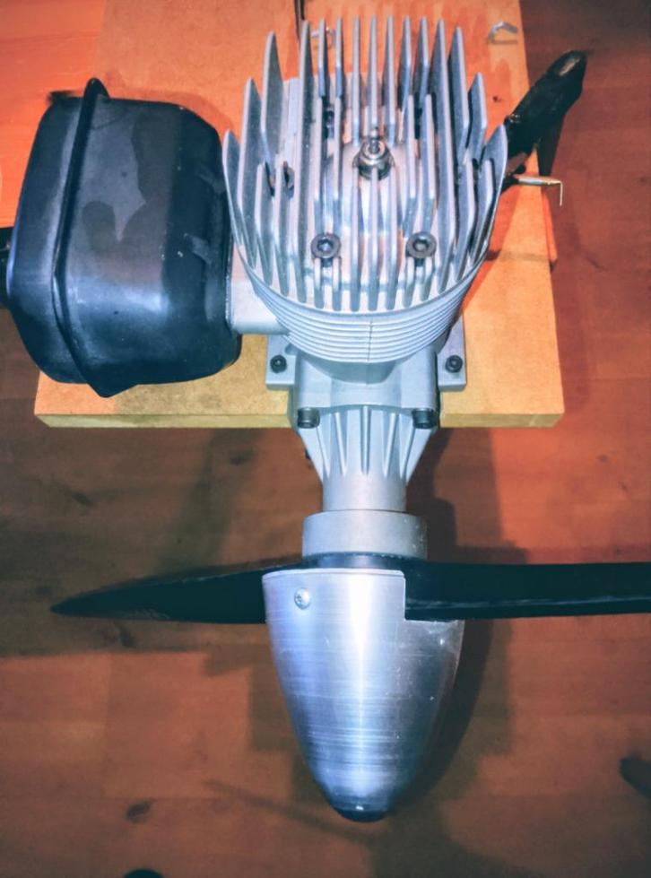 Luchtvaartmotor, Hobby en Vrije tijd, Modelbouw | Radiografisch | Vliegtuigen, Gebruikt, Nitro, Ophalen