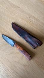 Ambachtelijk mes Duitse kwaliteit staal Amboina hout, Huis en Inrichting, Keuken | Bestek, Ophalen of Verzenden, Zo goed als nieuw