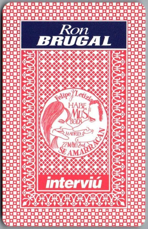 speelkaart - LK12521 - Ron Brugal, Verzamelen, Speelkaarten, Jokers en Kwartetten, Zo goed als nieuw, Speelkaart(en), Verzenden