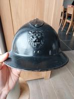 Belgische m31 adrian helm wo2 rijkswacht, Ophalen of Verzenden, Rijkswacht