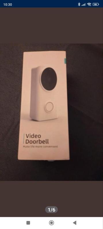 A vendre sonnette connectée vidéo Doorbell 45€