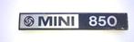 Badge malle arrière CZH4151 MINI 850., Mini, Enlèvement, Utilisé