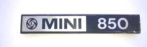 Badge malle arrière CZH4151 MINI 850., Autos : Pièces & Accessoires, Petit matériel, Mini, Pièces Oldtimer ou Ancêtre, Rover, Austin