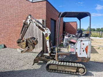 minigraver Bobcat E17, Enlèvement, Excavatrice