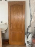 Eiken binnendeur, Ophalen, Minder dan 80 cm, Binnendeur, Zo goed als nieuw