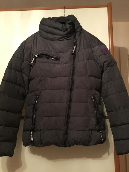 Dames winterjas Superdry - maat L - antraciet, Vêtements | Femmes, Vestes | Hiver, Neuf, Taille 42/44 (L), Gris, Enlèvement ou Envoi