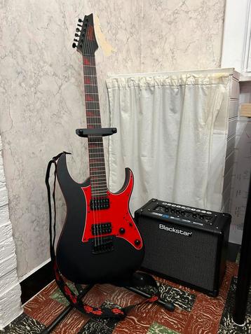 Ibanez gitaar met alle toebehoren beschikbaar voor biedingen