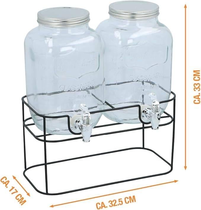 Distributeur de boisson double | 4x2L | LIVRAISON GRATUITE, Neuf, -, -, Cuisine elegance