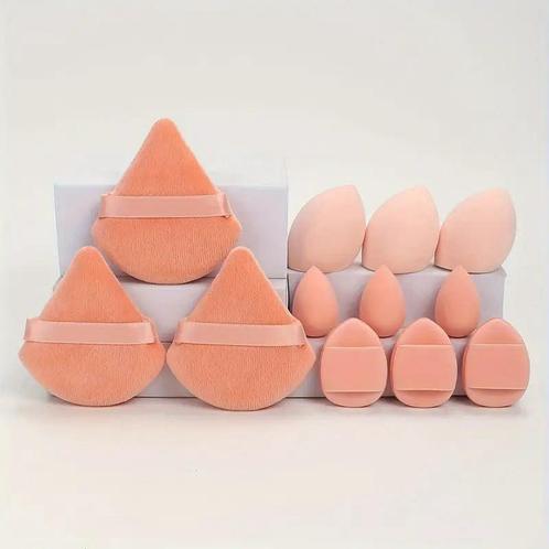Lot d'Éponges & Houppettes de maquillage, Handtassen en Accessoires, Uiterlijk | Cosmetica en Make-up, Nieuw, Make-up, Roze, Ophalen of Verzenden