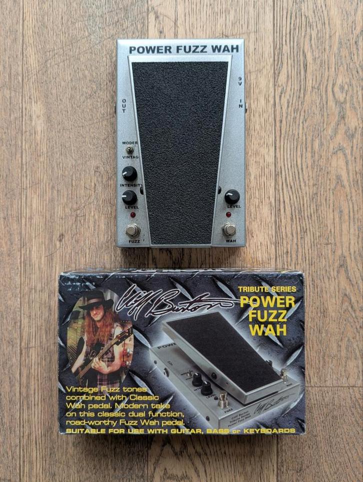 Morley PFW-C Cliff Burton Power Fuzz Wah, Muziek en Instrumenten, Effecten, Gebruikt, Ophalen of Verzenden