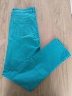 Fel groen-turkoois broek - Cassis - maat 38, Kleding | Dames, Maat 38/40 (M), Cassis, Ophalen of Verzenden, Lang