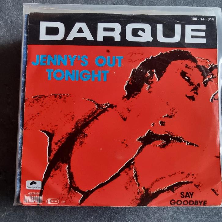 7" Darque - Jenny's out tonight, Cd's en Dvd's, Vinyl Singles, Gebruikt, Single, Rock en Metal, 7 inch, Ophalen of Verzenden