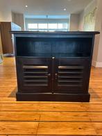 Meuble TV (maison du monde) - bois massif, 25 à 50 cm, Moins de 100 cm, Comme neuf, Persiennes