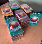 VHS “TDK” 240’ (5x5 pak + 1 enkel) = 26 stuks!, Ophalen of Verzenden, Nieuw in verpakking