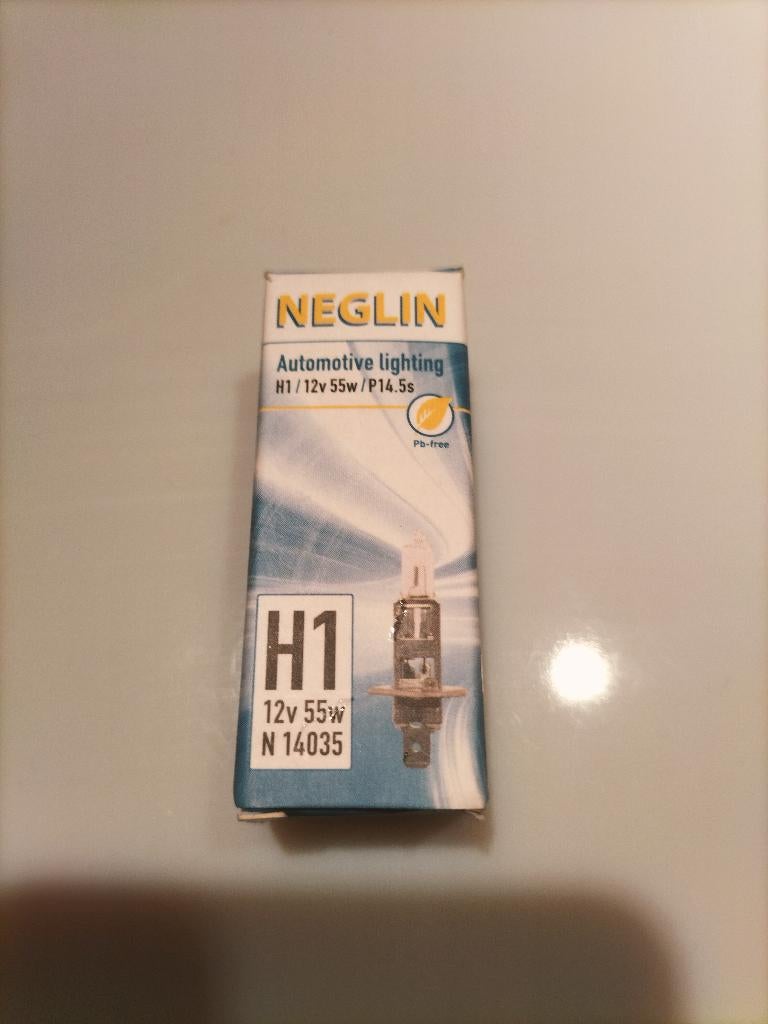Lot de 2 Ampoules Halogènes H1 NEGLIN - 12V 55W (Neuves), Enlèvement, Neuf