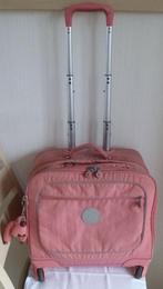 Kipling Trolley scolaire rose pâle - 4 roues 360  + singe, 40 à 50 cm, Rose, Utilisé, Enlèvement ou Envoi