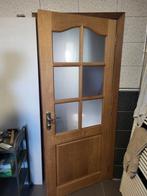 Vol eiken hout binnen deur 80x200cm, Huis en Inrichting, Ophalen