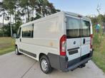 Fiat ducato 140.000km dubbel cabine 7plaats camper gekeurd, Caravans en Kamperen, Mobilhomes, Particulier, Fiat