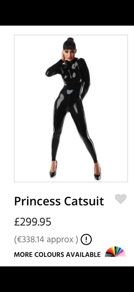 Latex Catsuit Libidex, Kleding | Dames, Blouses en Tunieken, Zo goed als nieuw, Maat 38/40 (M), Zwart, Ophalen of Verzenden