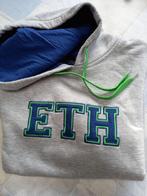 Sweater licht grijs met kap Print ETH Medium  als nieuw, Kleding | Heren, Sportkleding, Grijs, Overige typen, Maat 48/50 (M), Ophalen of Verzenden