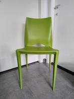Twee groene design stoelen, Huis en Inrichting, Stoelen, Ophalen, Kunststof, Gebruikt, Twee