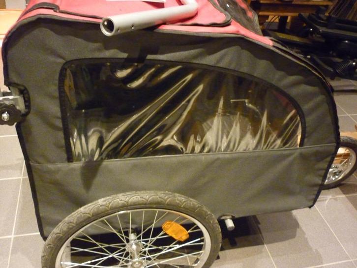 Globetrotter fietskar, Fietsen en Brommers, Fietsaccessoires | Aanhangwagens en Karren, Zo goed als nieuw, Hondenkar, 40 tot 60 kg