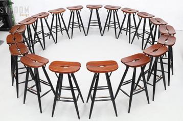 Artek Pirrka Bar Krukken Hockers Vintage Design Jaren Retro, 30 à 60 cm, Enlèvement, Utilisé, Bois
