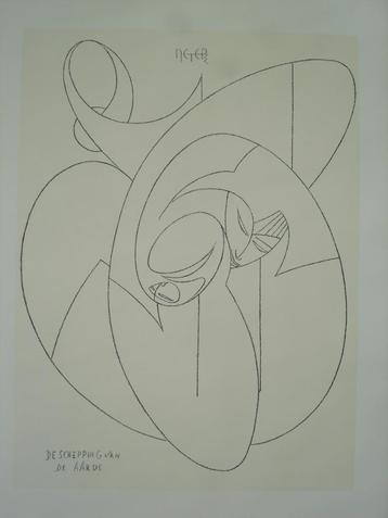 Map 12 litho's Jozef Peters Antwerpen beeldhouwer Borgerhout beschikbaar voor biedingen