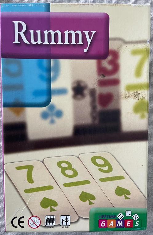 Rummy spel, Hobby en Vrije tijd, Gezelschapsspellen | Kaartspellen, Zo goed als nieuw, Ophalen