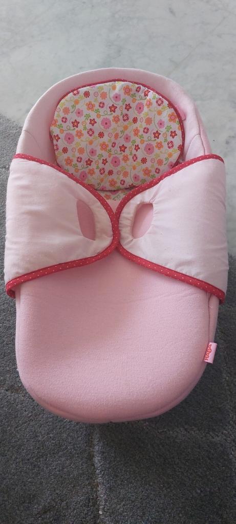 Haba, poppenmand, pop, slaaptextiel, Kinderen en Baby's, Kinderspulletjes, Gebruikt, Ophalen of Verzenden