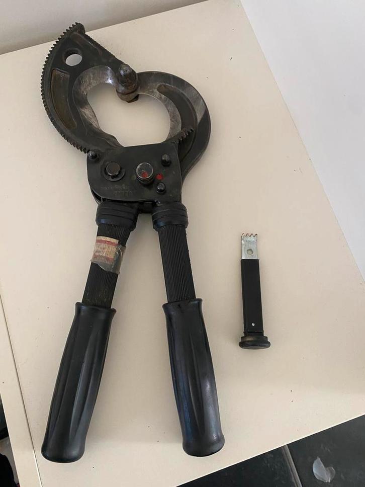 Haupa Weidmuller sterke ratel kabelschaar, Doe-het-zelf en Bouw, Gereedschap | Handgereedschap, Zo goed als nieuw, Ophalen