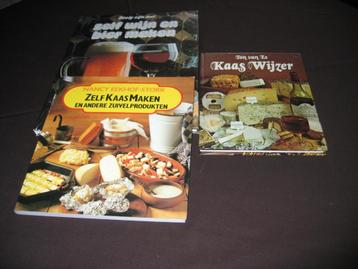3 boeken zelf wijn/bier/kaas maken beschikbaar voor biedingen
