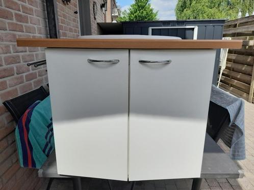 lavabo meubel, Huis en Inrichting, Badkamer | Badkamermeubels, Gebruikt, Minder dan 100 cm, 50 tot 100 cm, 25 tot 50 cm, Ophalen