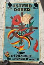 Originele affiche Oostende Dover/ Zeewezen, Publicité, Enlèvement, Utilisé
