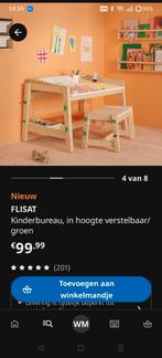 Flisat kinderbureau met stoel, Ophalen