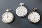 Set van 3 vintage antieke zakhorloges - pocket, Handtassen en Accessoires, Horloges | Antiek, Ophalen of Verzenden, Overige materialen