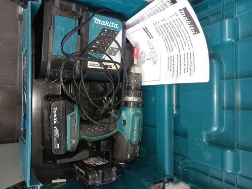 Makita schroefmachine 18V met klopfunctie, Doe-het-zelf en Bouw, Gereedschap | Boormachines, Gebruikt, Boor- en Schroefmachine