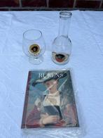 Coffret collection Rubens: verre, bouteille et livre d'art, Enlèvement ou Envoi
