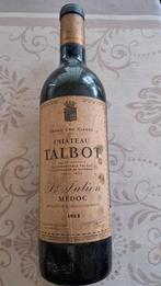 Chateau talbot 1955, Verzamelen, Wijnen, Ophalen of Verzenden, Zo goed als nieuw