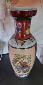 Decoratieve vaas vogels en boerenerf, Antiek en Kunst, Ophalen of Verzenden