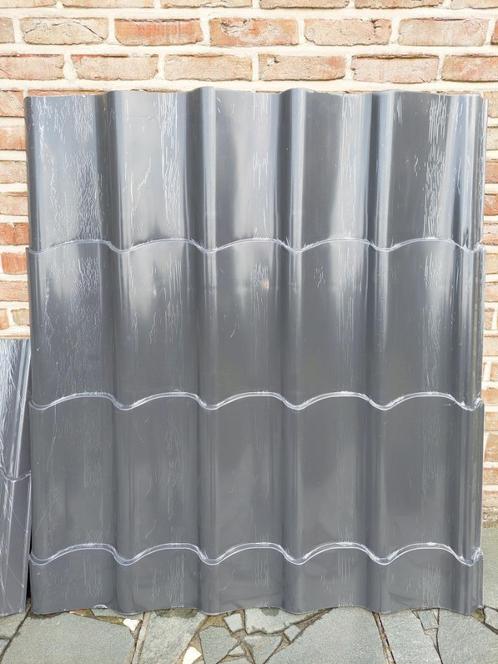 Metalen dakplaten – restanten – nieuw, Tuin en Terras, Overige Tuin en Terras, Nieuw, Ophalen