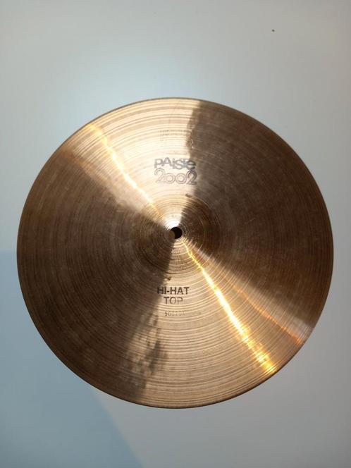 70s Paiste 14" 2002 black logo Hi-hat, Muziek en Instrumenten, Percussie, Zo goed als nieuw, Overige soorten, Ophalen of Verzenden