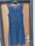 Kanten blauw kleedje maat 44 prijs 15€, Kleding | Dames, Jurken, Ophalen, Blauw, Maat 42/44 (L), Zo goed als nieuw