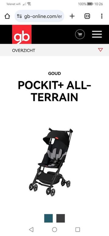 Zeer compacte (reis) buggy van GB.  beschikbaar voor biedingen