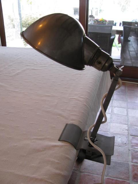HALA DRP Art Deco Bauhaus klemlamp of muurlamp Nr. 1461, Antiquités & Art, Antiquités | Éclairage, Enlèvement ou Envoi