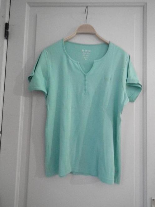 Lichtgroen T-shirt voor dames. maat 46 (Cassis) 100% katoen, Kleding | Dames, T-shirts, Zo goed als nieuw, Maat 46/48 (XL) of groter