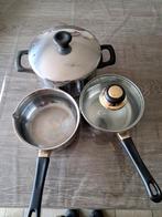 Kookpotten, Huis en Inrichting, Keuken | Potten en Pannen, Ophalen of Verzenden, Gebruikt, Inox