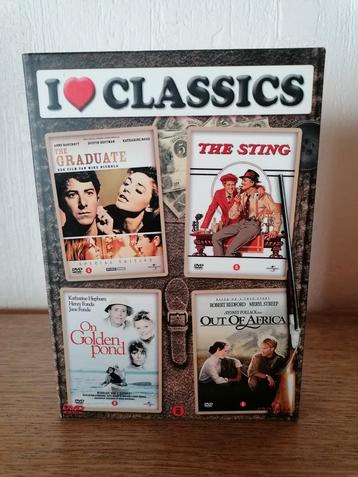 4 DVD : Graduate The Sting On Golden Pond Out of Africa