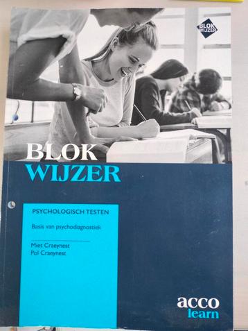 Blokwijzer psychologische testen beschikbaar voor biedingen