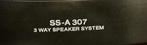 speakers Sony SS A37, TV, Hi-fi & Vidéo, Enceintes, Enlèvement, Utilisé, 60 à 120 watts, Sony